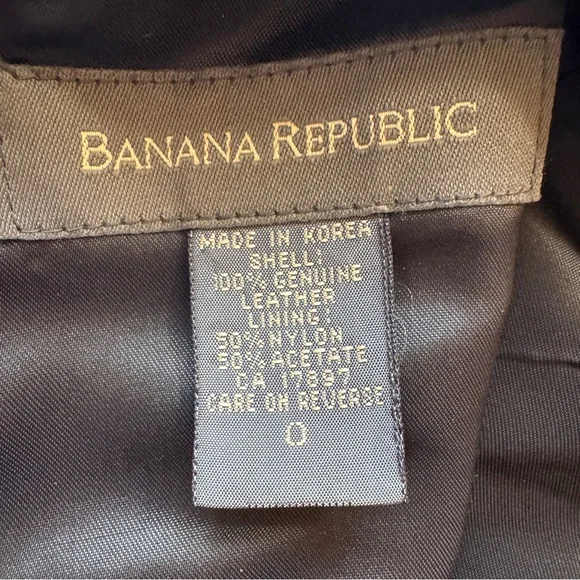Banana Republic Black Leather Dress - Picture 8 of 8